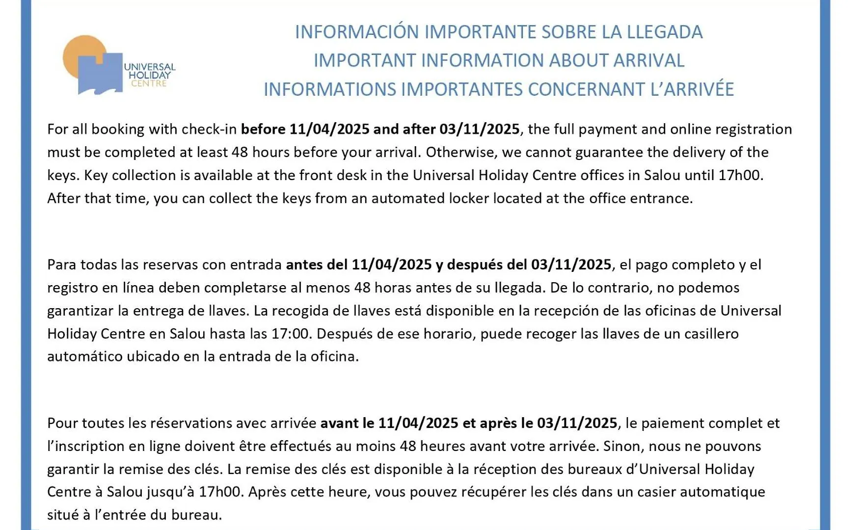 Uhc Costa Linda Family Complex Apartment Hospitalet De L'Infant 0*,  Spain